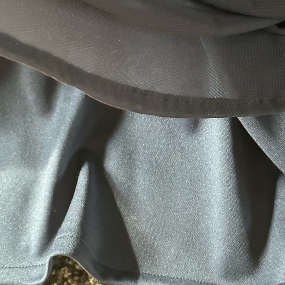 MGNY Madeline Gardner Formal Mother Of The Bride Charcoal Floor Length Bead 8/10 - Picture 12 of 16